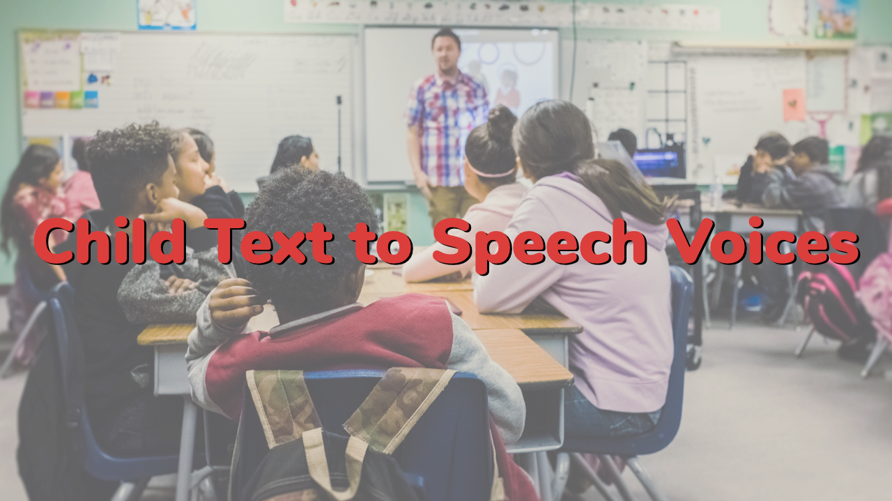 Text to Speech Child Voice Online