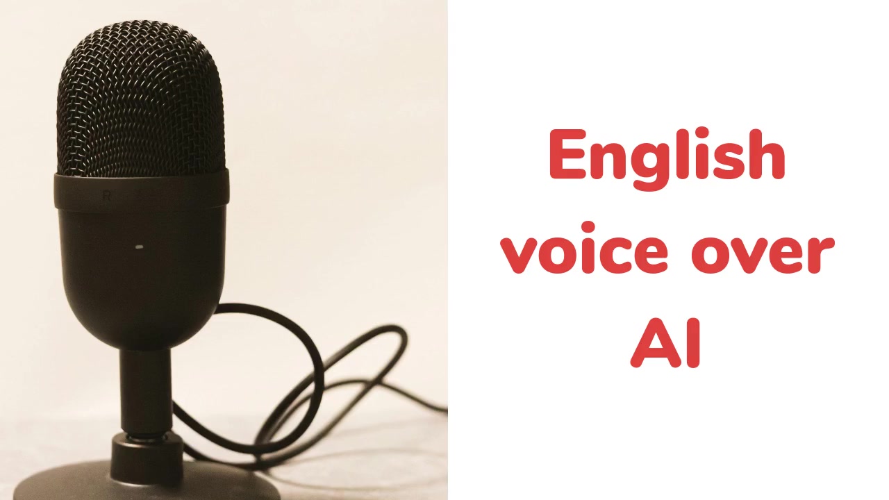 English voice over AI