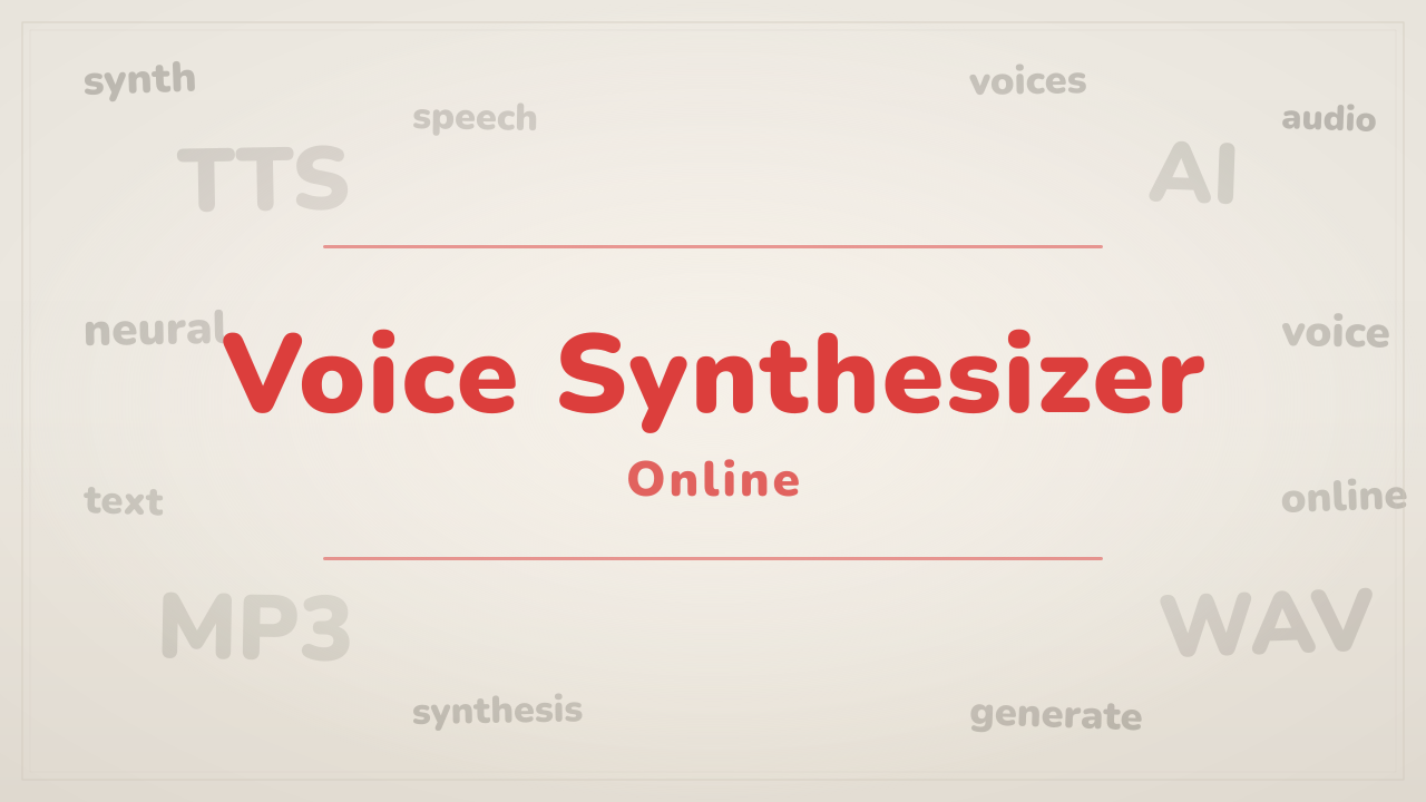 Voice Synthesizer Online