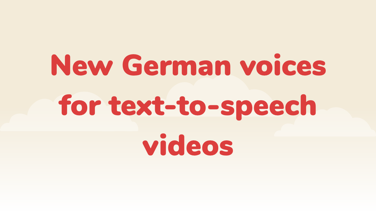 free text to speech german