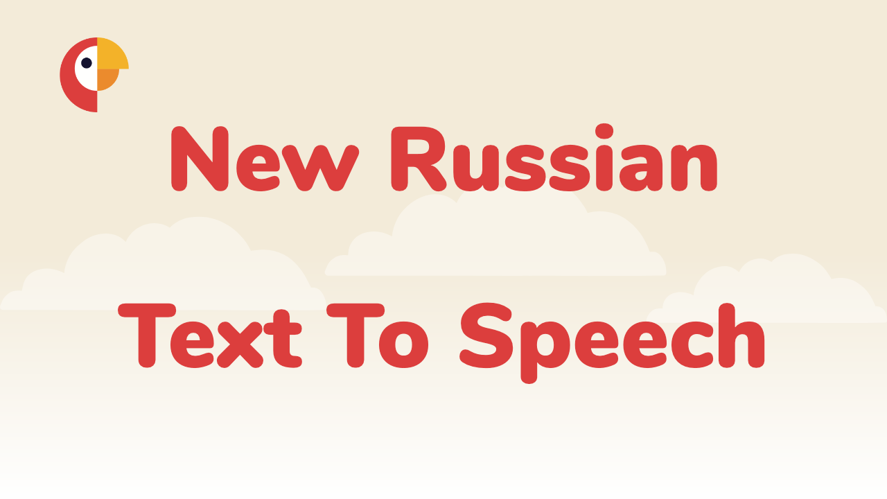 Russian language text-to-speech