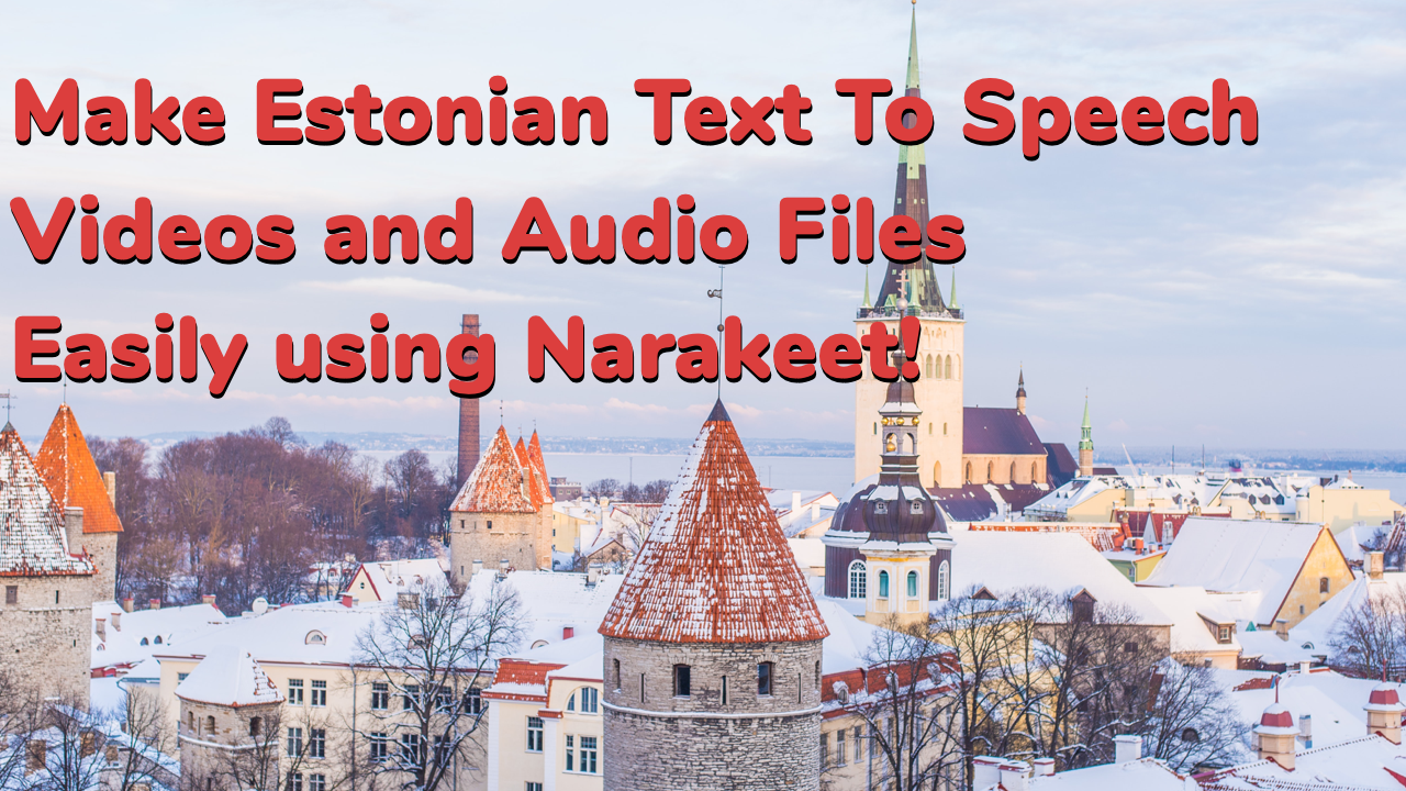 Text to speech Estonian