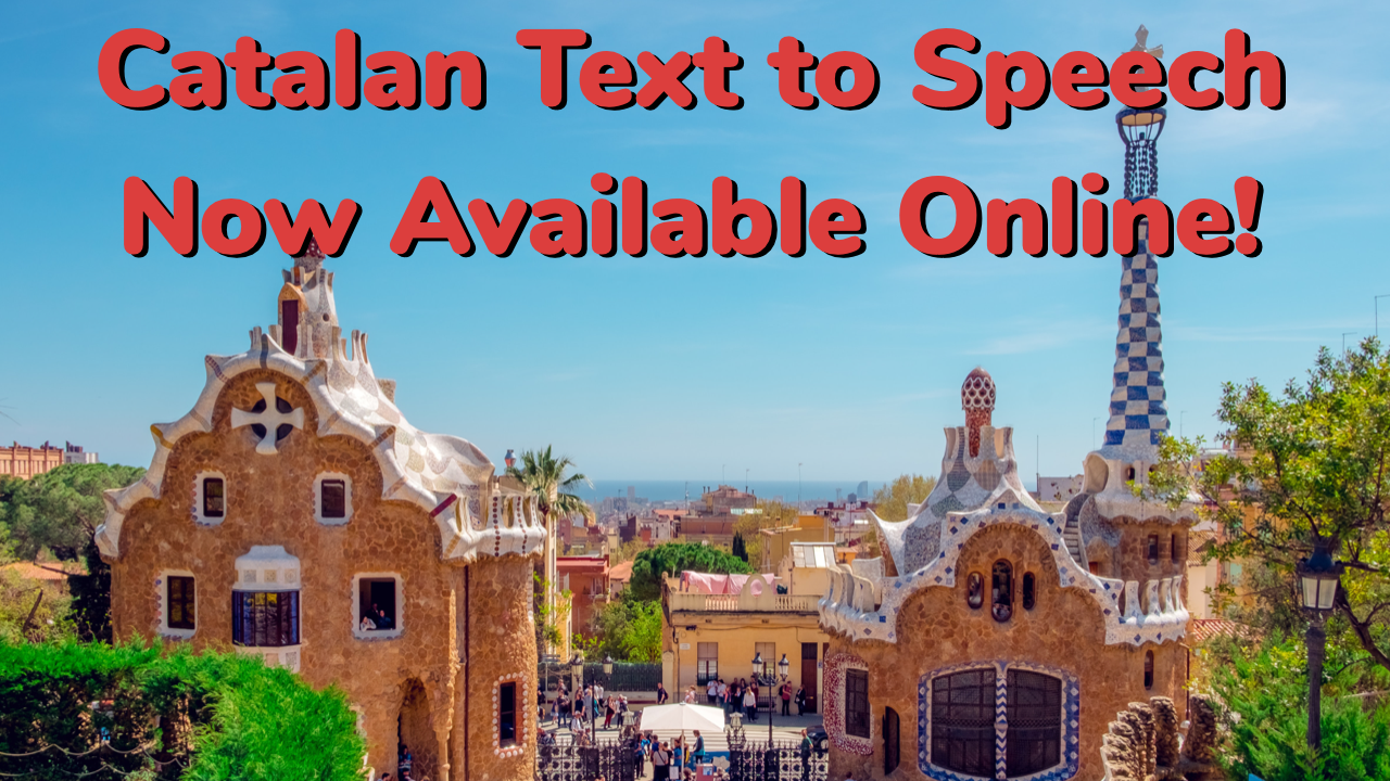 Catalan text to voice now available from Narakeet