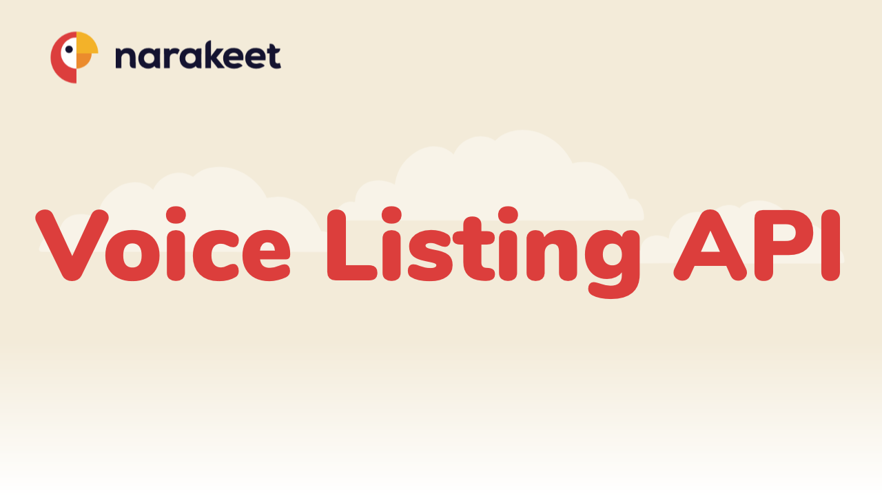 Automatically list all available voices