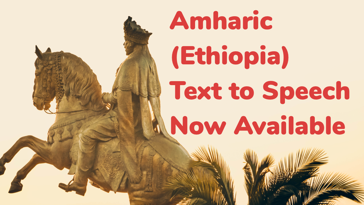 4 new Amharic voices
