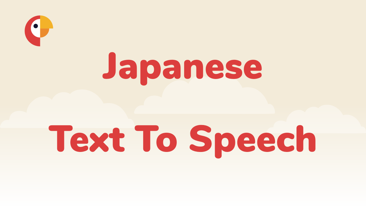 speech text japanese