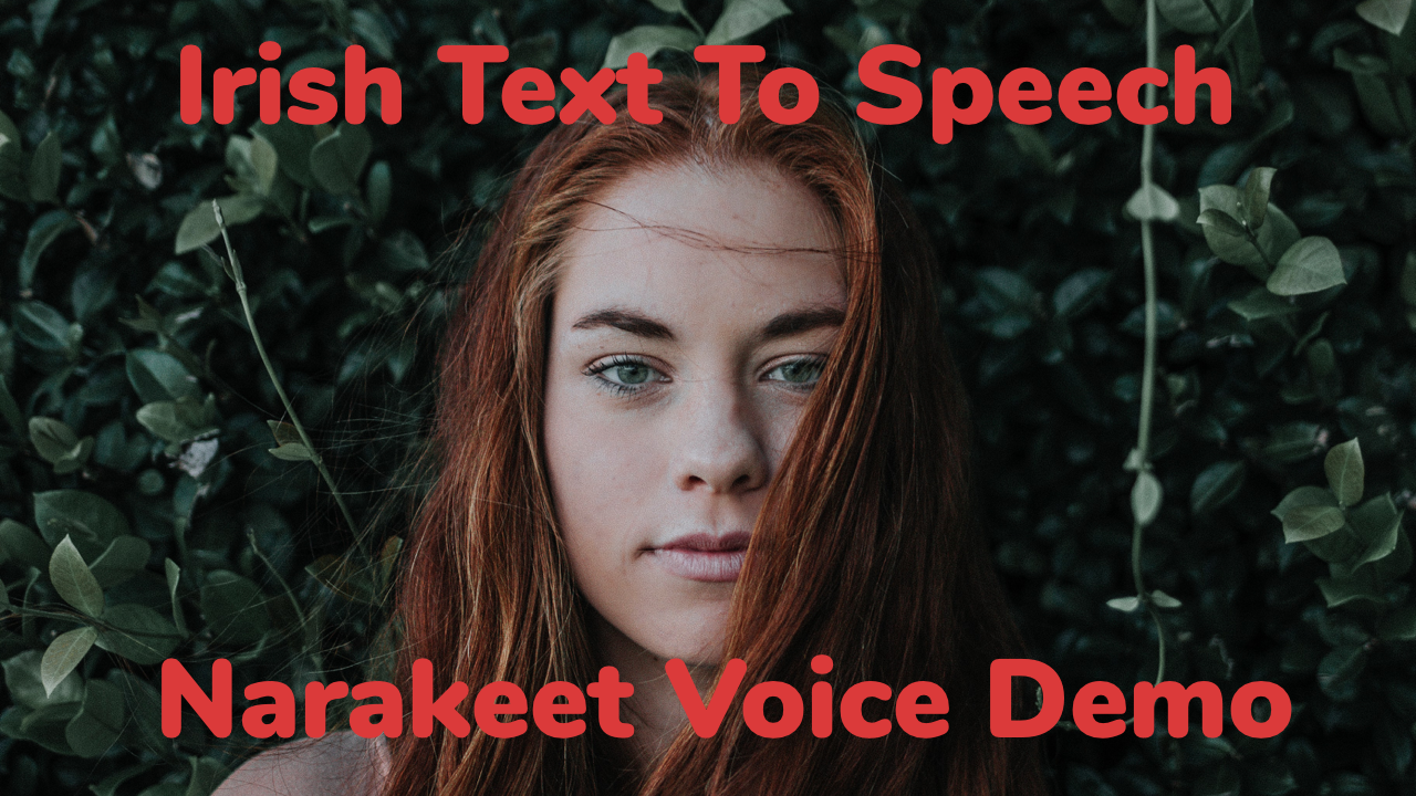 Irish text to Speech: create videos and MP3 files easily online