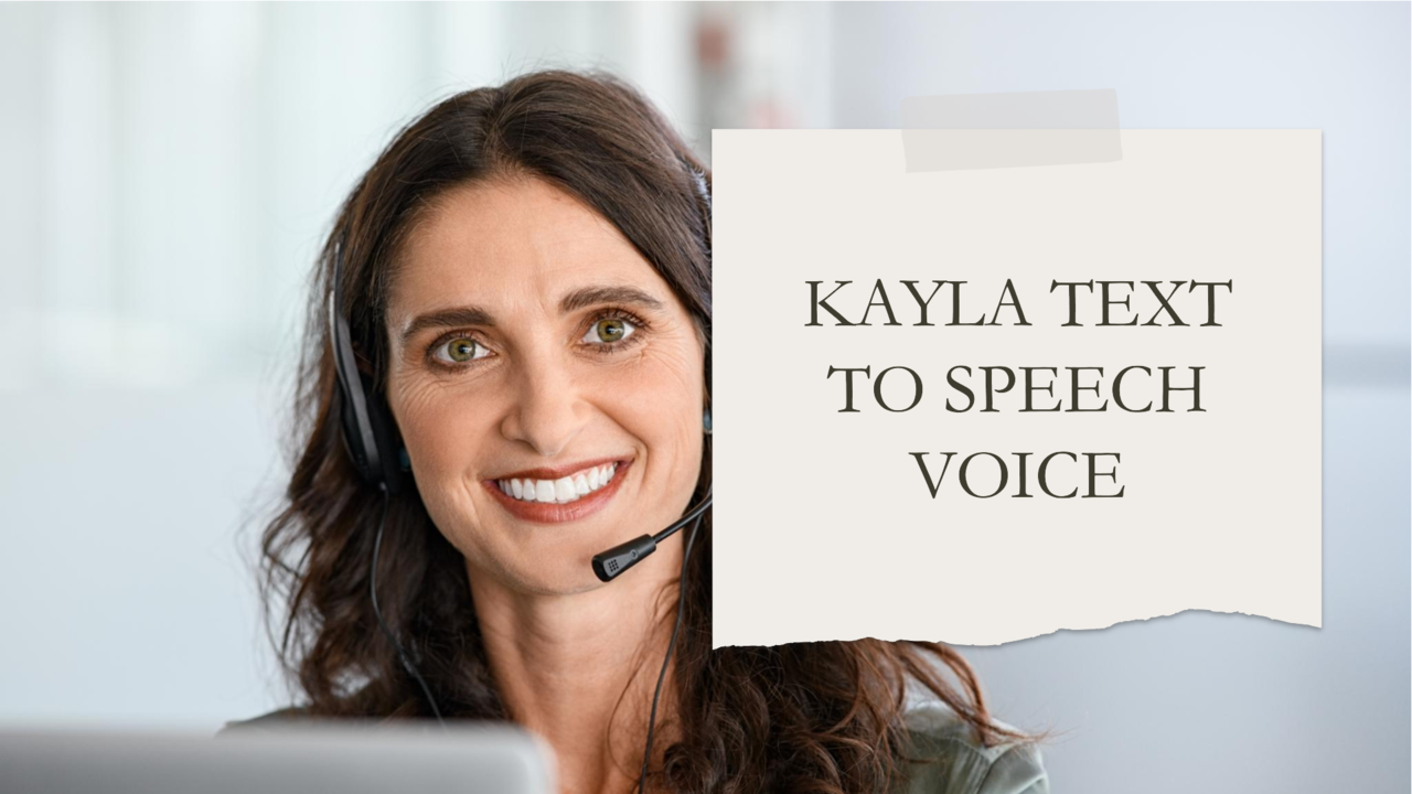 text to speech kayla voice